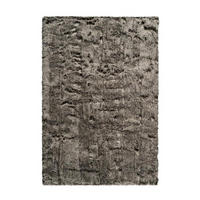 KOŽEŠINOVÝ KOBEREC, 120/170 cm, hnědá, olivově zelená - hnědá/olivově zelená, Design, textil (120/170cm)