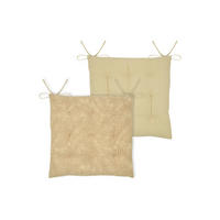 JASTUK ZA STOLICU SA NASLONOM     - senf žuta, Konvencionalno, tekstil (38/38cm)