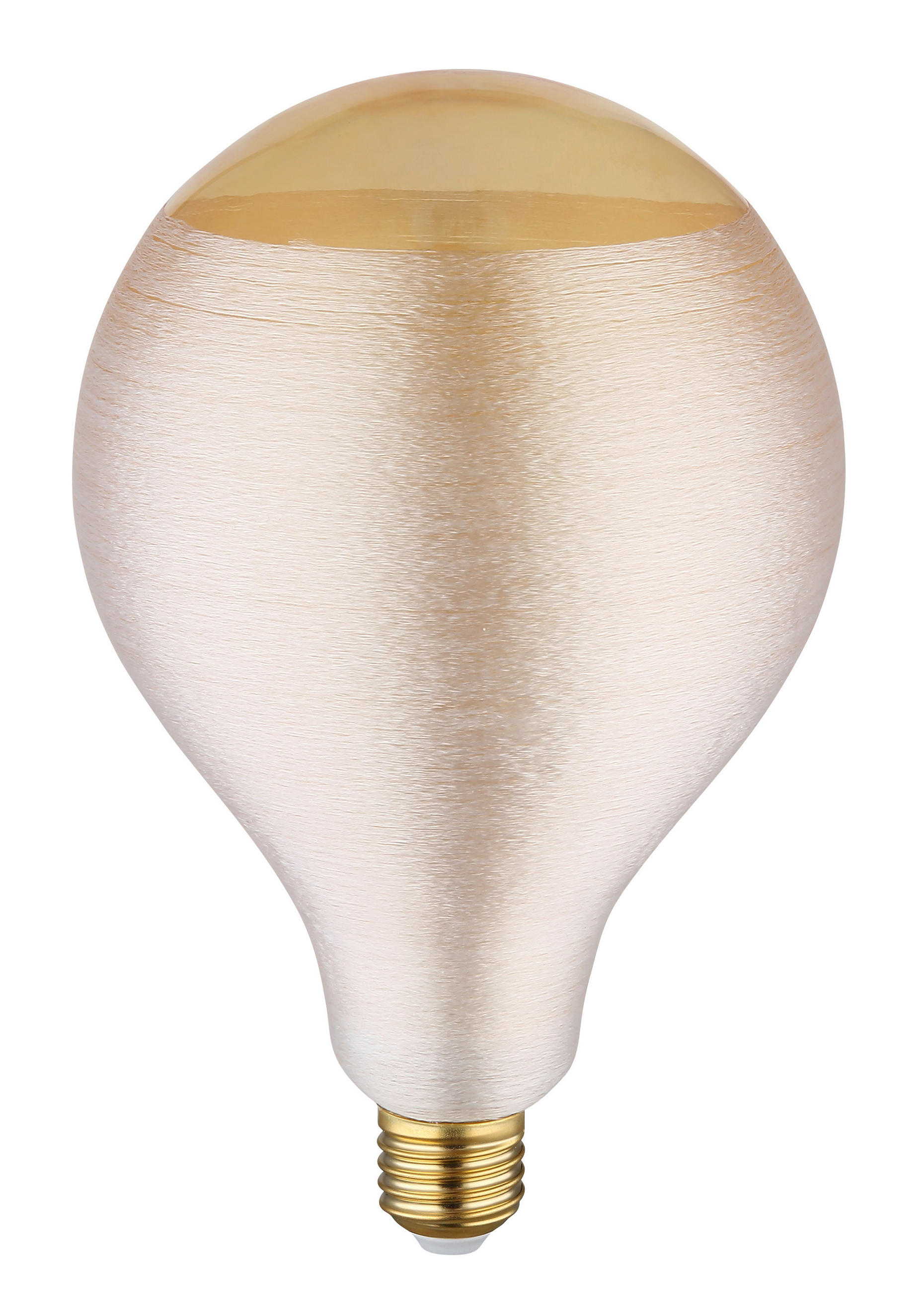 LED-LEUCHTMITTEL   E27 4 W  - Messingfarben/Orange, Basics, Glas/Metall (13/21cm) - Globo