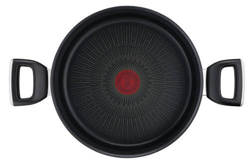 HRNIEC, hliník, 24 cm  - čierna, Basics, kov/sklo (24cm) - Tefal