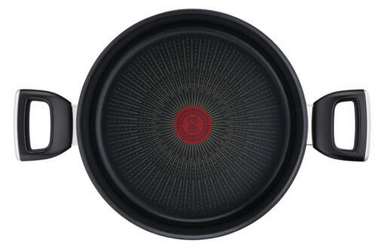HRNIEC, hliník, 24 cm  - čierna, Basics, kov/sklo (24cm) - Tefal