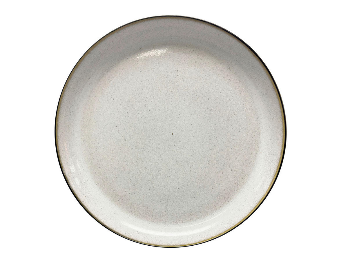 PLITKI TANJIR  26,7 cm           Faro Sand   - boja peska, Dizajnerski, keramika (26,7cm) - Novel