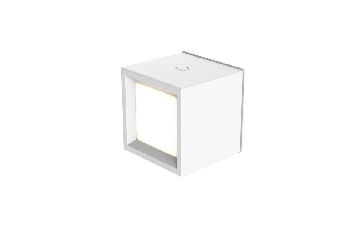 LED-WANDLEUCHTE Box 7.5/7.5/7.5 cm   - Weiß, Basics, Kunststoff (7.5/7.5/7.5cm) - Newgarden