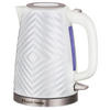 WASSERKOCHER Groove White 26381-70 1,7 l  - Weiß, Basics, Kunststoff/Metall (16,5/24,5/21,5cm) - Russell Hobbs