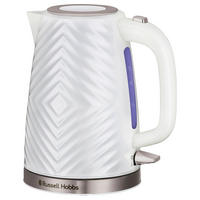 WASSERKOCHER Groove White 26381-70 1,7 l  - Weiß, Basics, Kunststoff/Metall (16,5/24,5/21,5cm) - Russell Hobbs