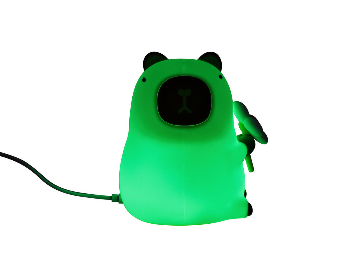 NACHTLICHT Capybara 9,2/11,1/9,1 cm   - Creme, Trend, Kunststoff (9,2/11,1/9,1cm) - Novel