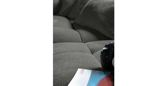 ECKSOFA  in Flachgewebe Schwarz  170/280 cm  - Schwarz, KONVENTIONELL, Kunststoff/Textil (170/280cm) - Carryhome