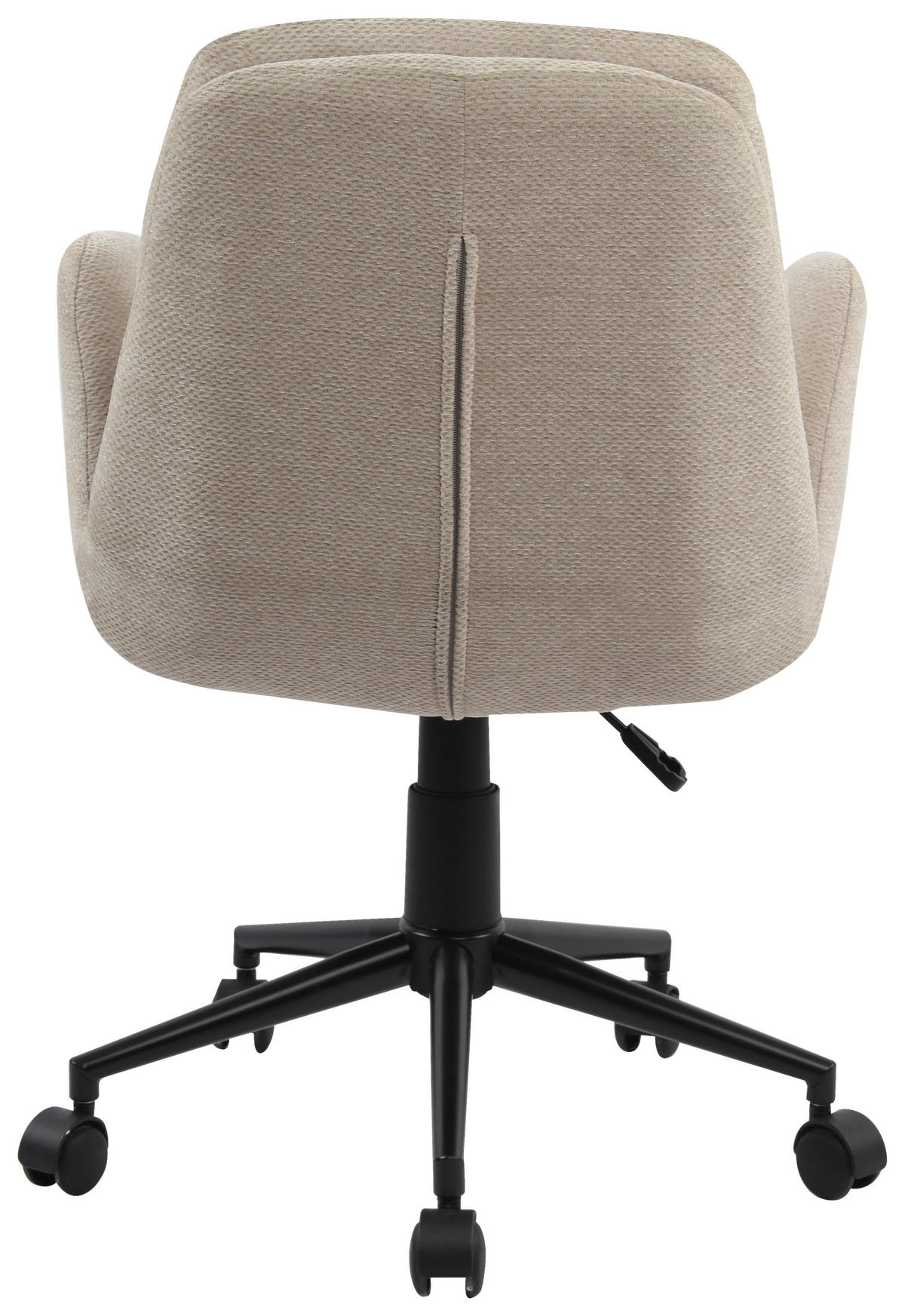 DREHSTUHL  in Webstoff Beige  - Beige/Schwarz, MODERN, Kunststoff/Textil (55/85-95/60cm) - MID.YOU