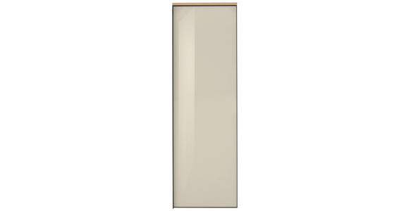 GARDEROBENSCHRANK  in 54/170/31 cm  - Eichefarben/Anthrazit, Design, Glas/Holz (54/170/31cm) - Dieter Knoll