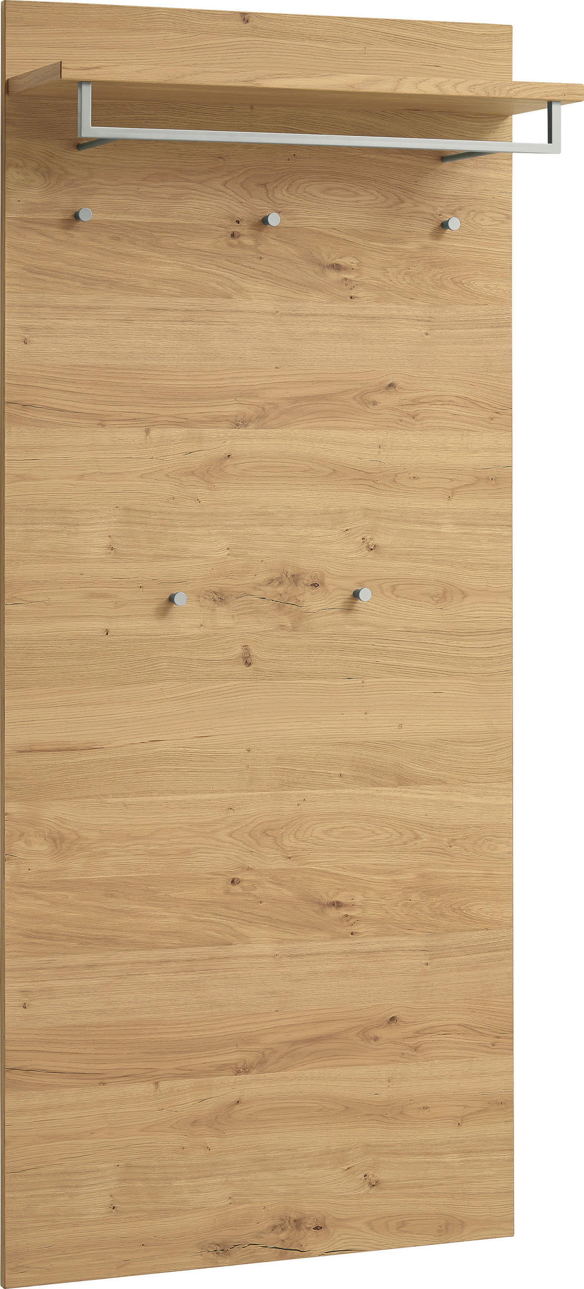 GARDEROBENPANEEL  in 80/183/27 cm  - Eichefarben, Design, Holz (80/183/27cm)