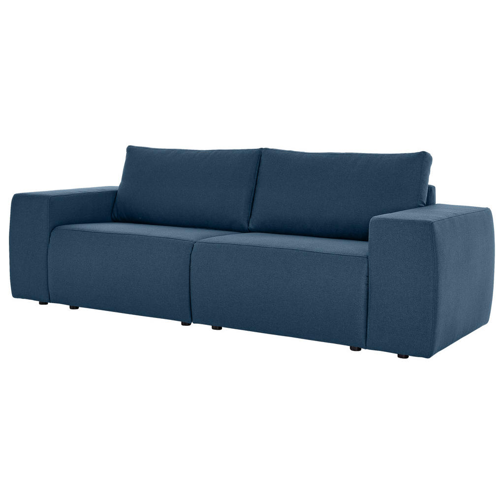 Thumbnail - Looks by W.Joop 2-Sitzer-Sofa Looks II, Dunkelblau, Textil, Uni, 242x87x89 cm, Made in EU, Rücken echt, Wohnzimmer, Sofa...