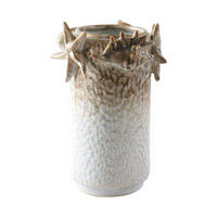 VASE 20 cm  - Braun/Weiß, Basics, Keramik (15/20cm) - Ambia Home