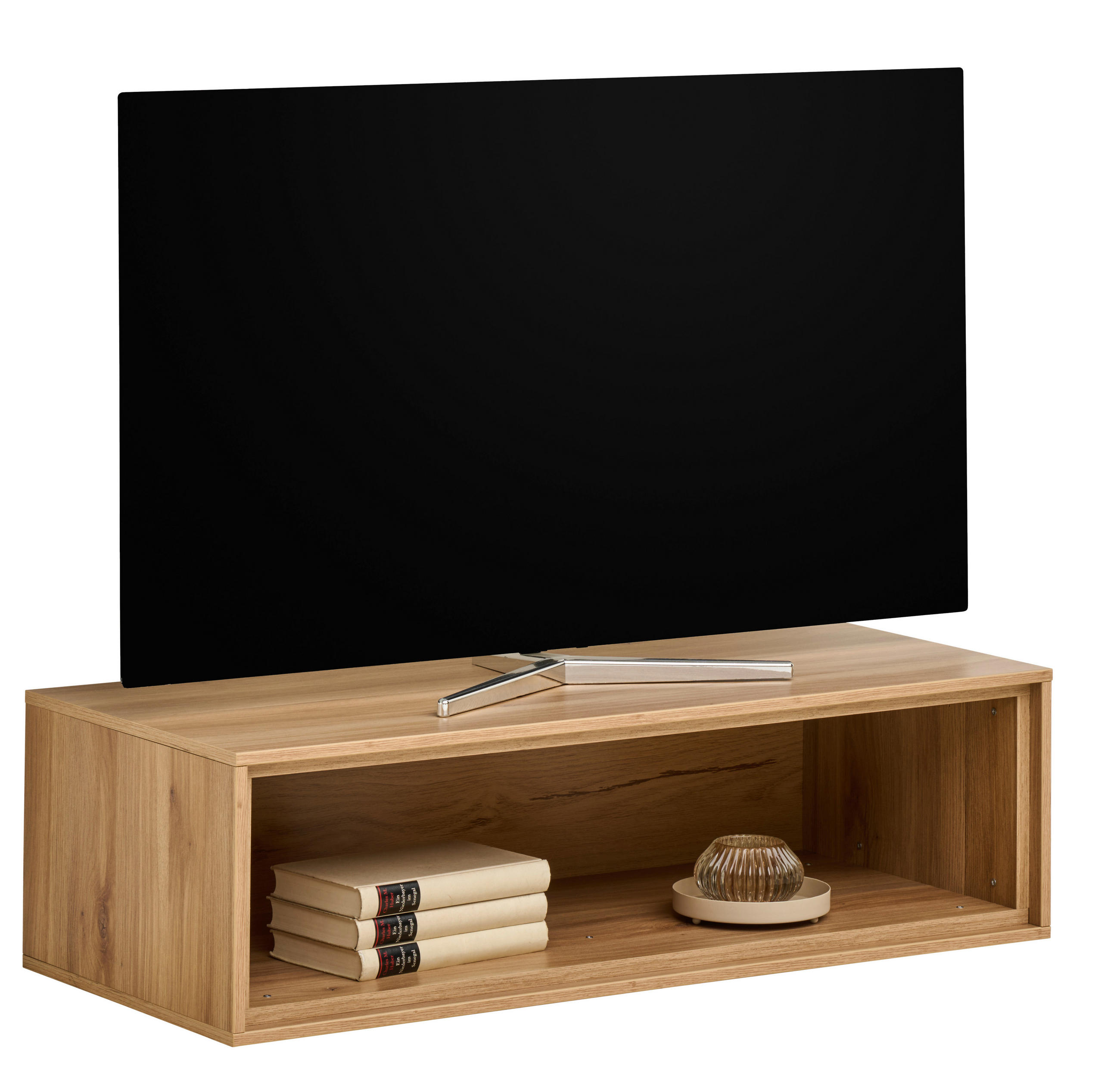 TV-ELEMENT 90,9/26/40 cm Eichefarben  90,9/26/40 cm  - Eichefarben, Design, Holzwerkstoff (90,9/26/40cm) - home24