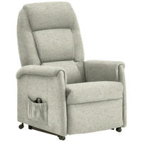 FERNSEHSESSEL in Flachgewebe Creme  - Creme/Schwarz, KONVENTIONELL, Kunststoff/Textil (69/105/82cm) - Himolla