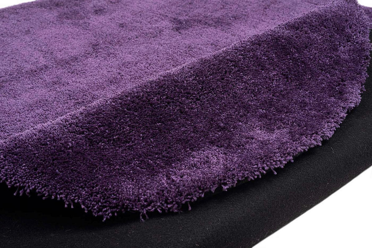PREPROGA Z VISOKIM FLOROM Cozy  135/200 cm  taftano  lila  - lila, Basics, tekstil (135/200cm) - Tom Tailor