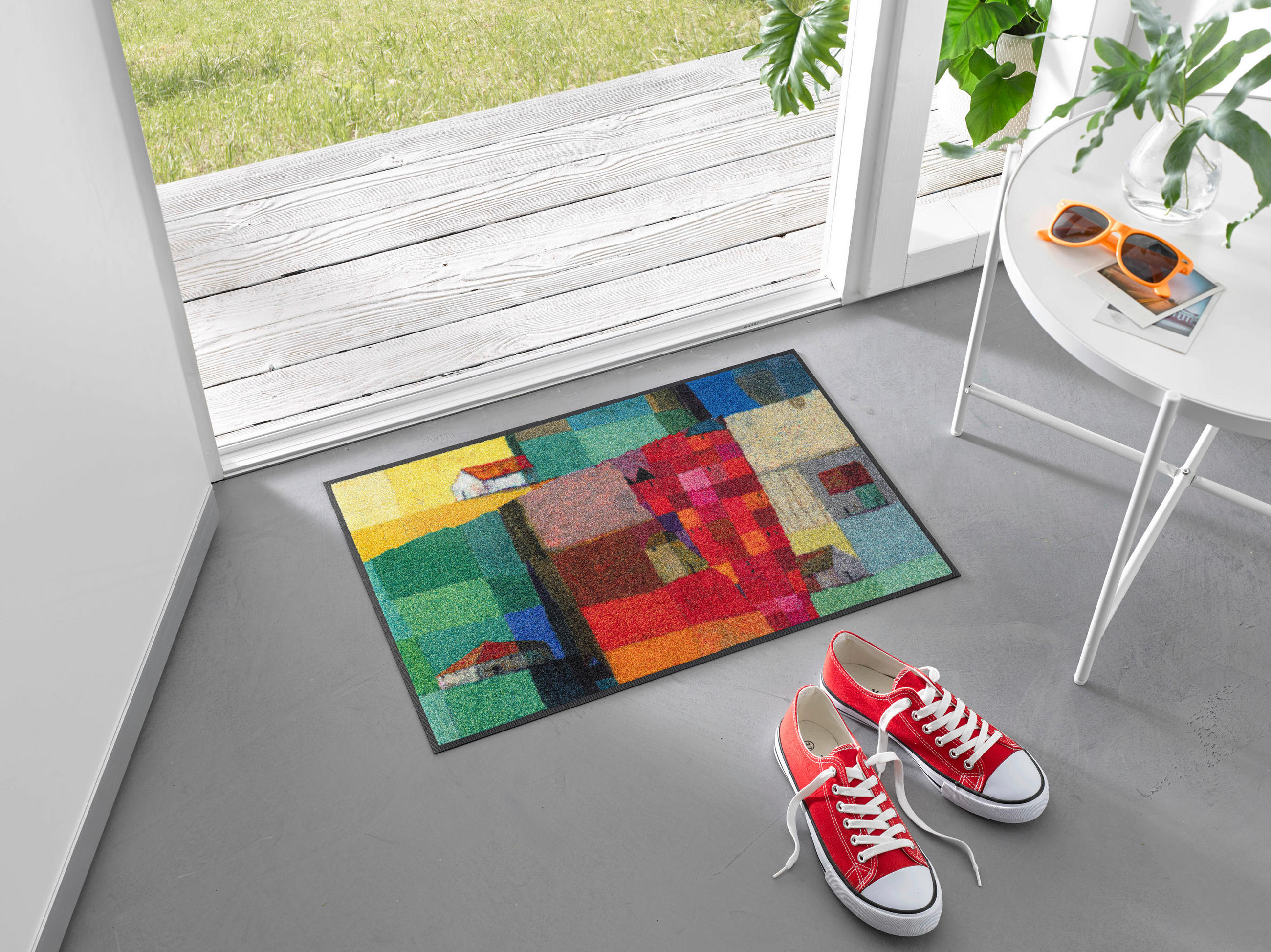 DVEŘNÍ ROHOŽKA, 40/60 cm, vícebarevná - vícebarevná, Konvenční, textil/plast (40/60cm) - Esposa