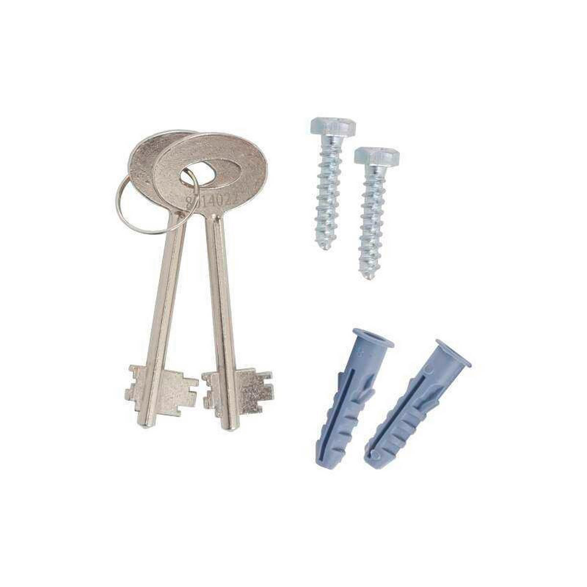 TRESOR - Anthrazit, KONVENTIONELL, Metall (35/25/28cm) - ROTTNER