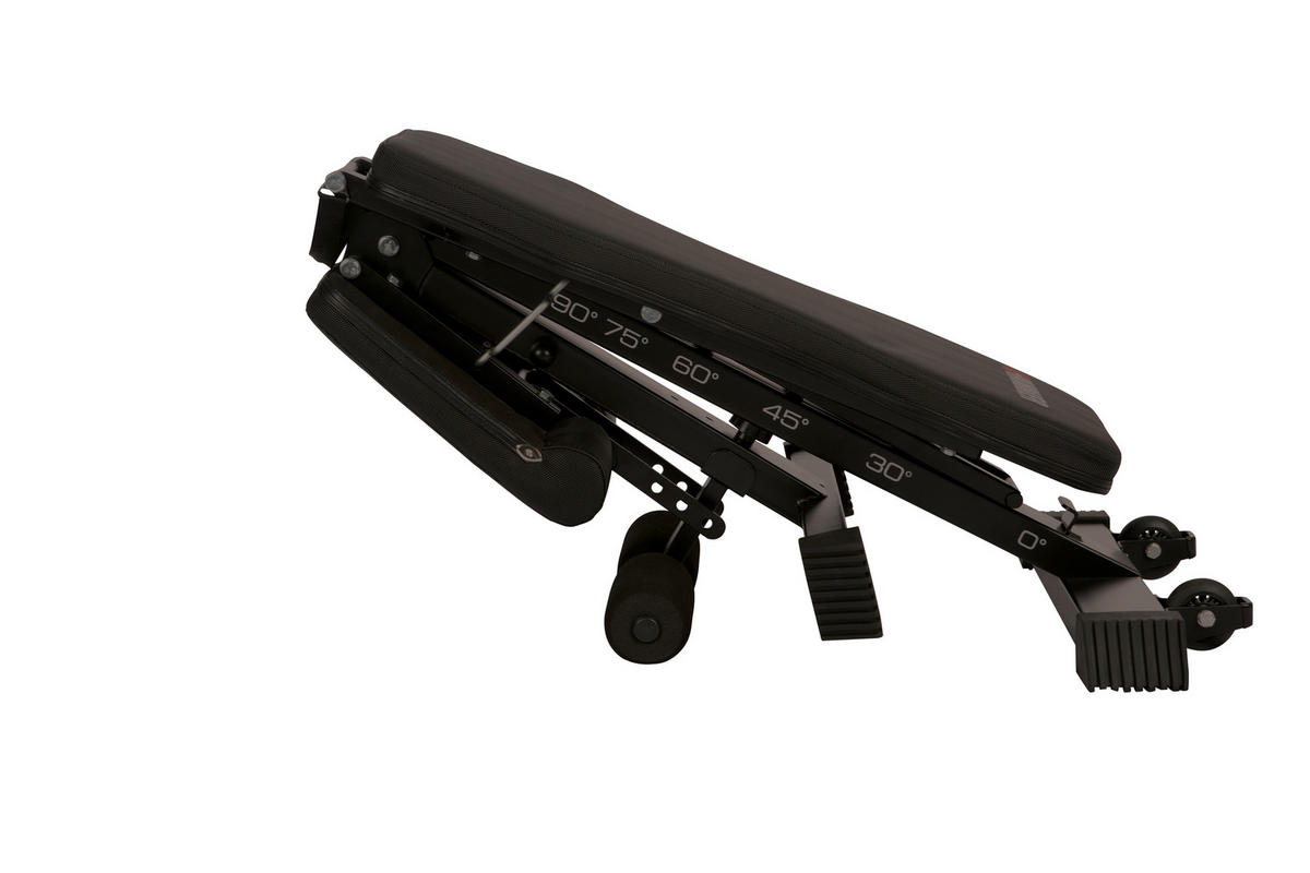 HANTELBANK  - Schwarz, KONVENTIONELL, Metall (123/52/120cm)
