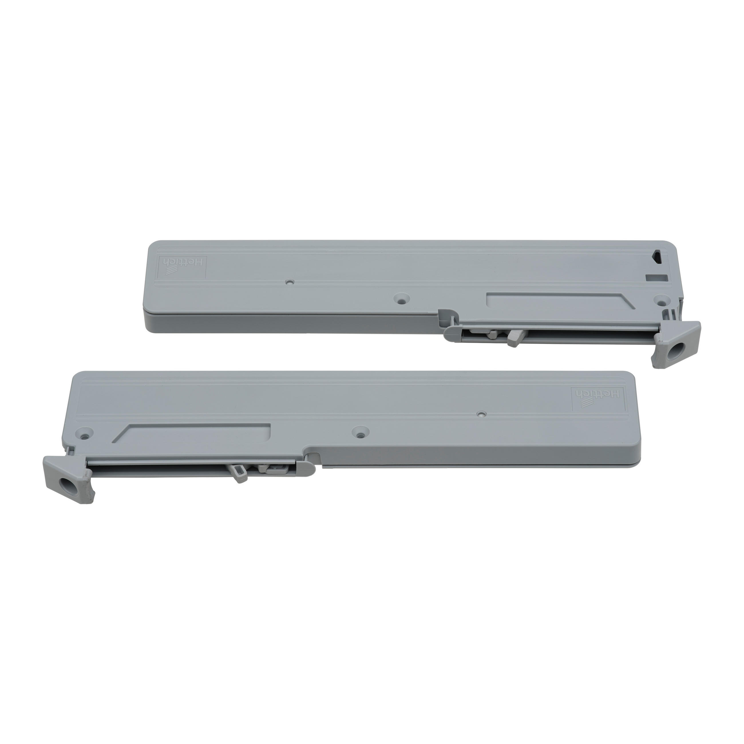 TLMIČ DVERÍ, sivá, 17,5/1,5/5,5 cm - sivá, Basics, plast (17,5/1,5/5,5cm) - Xora