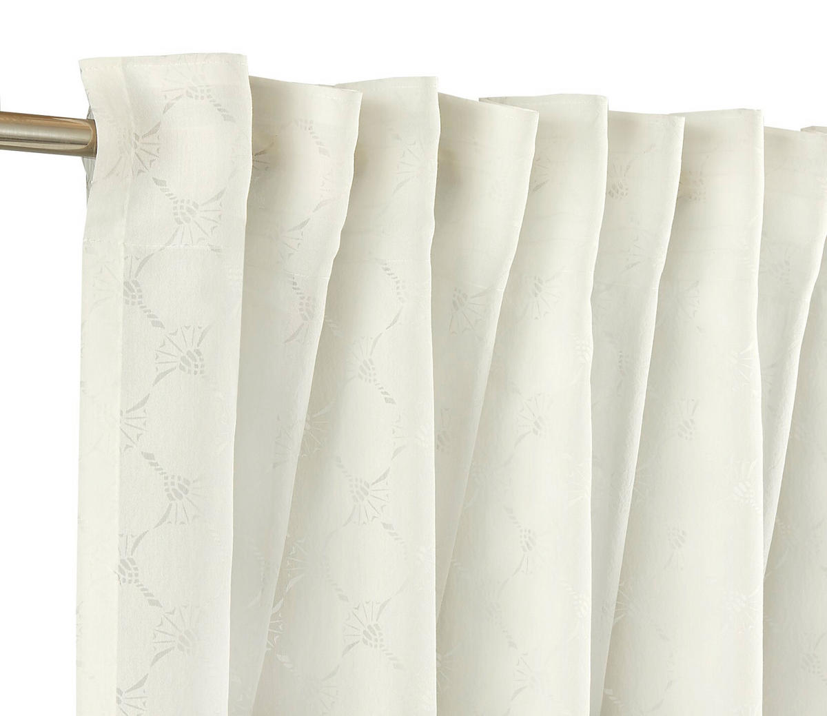 FERTIGVORHANG transparent  - Beige, Basics, Textil (130/250cm) - Joop!