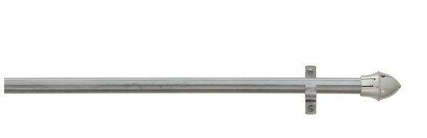 Vitragenstange Chrom L: 125-215 cm