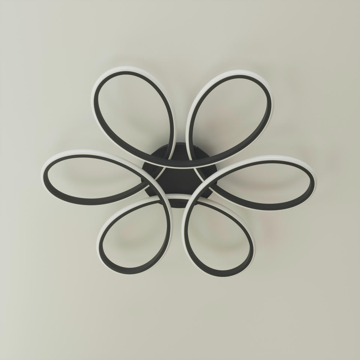 LED SVJETILJKA STROPNA Matar  - crna, Design, metal/plastika (70/10cm) - Novel