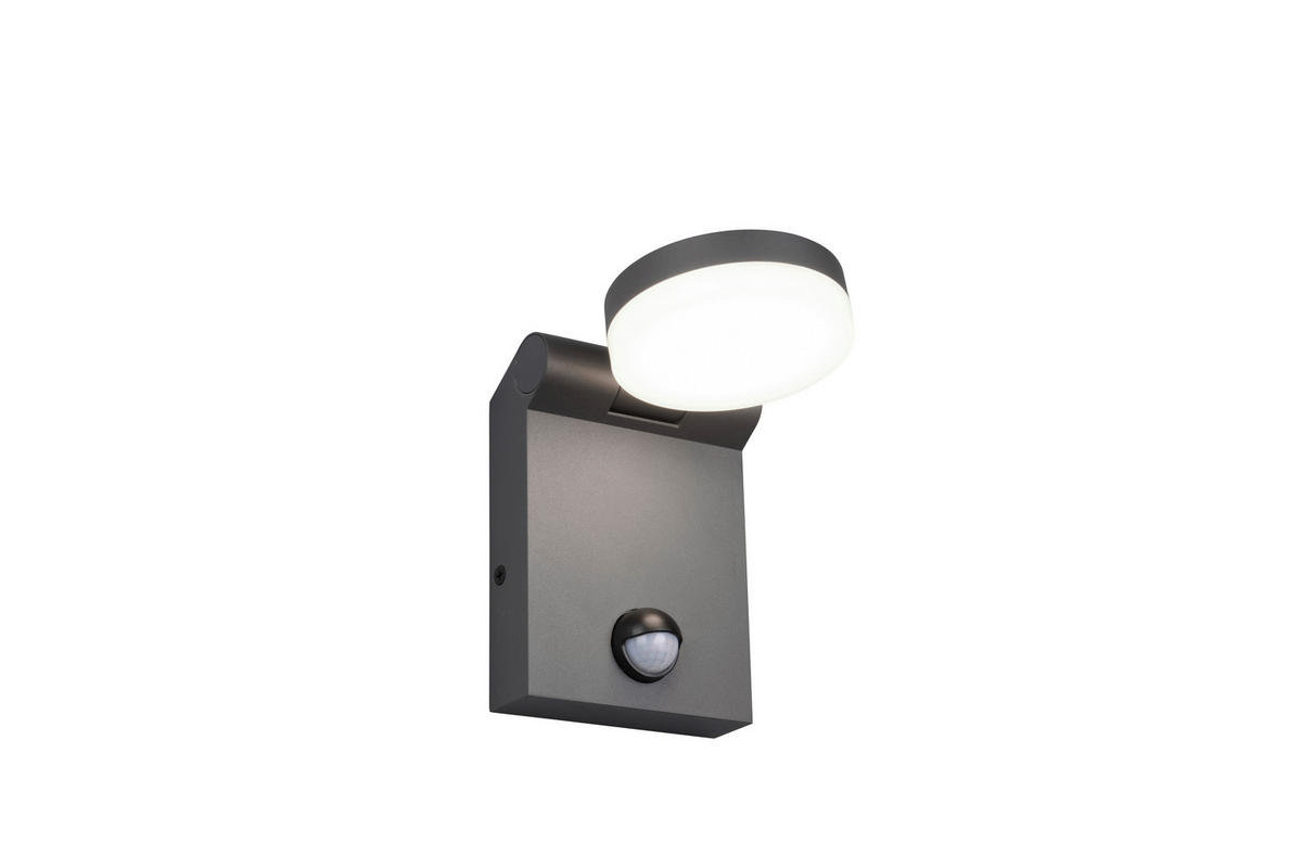 AUßENWANDLEUCHTE 10/19 cm   - Anthrazit, Basics, Metall (10/19cm)