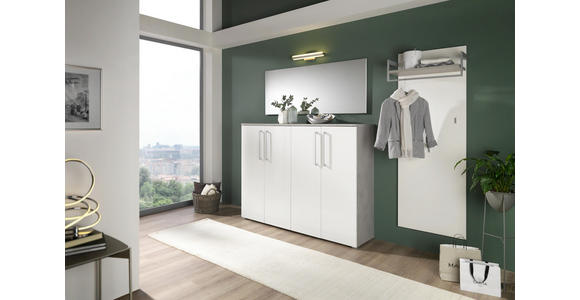 GARDEROBENPANEEL 60/175/30 cm - Weiß, Design, Holzwerkstoff (60/175/30cm) - Voleo