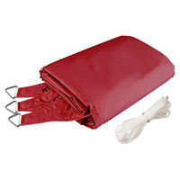 ZAHRADNÍ PLACHTA PROTI SLUNCI 400/400/400 cm - tmavě červená, Basics (400/400/400cm)