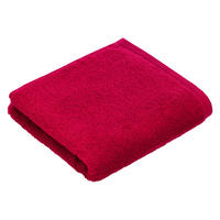 HANDTUCH 60/110 cm Vegan Life Rot  - Rot, Basics, Textil (60/110cm) - Vossen
