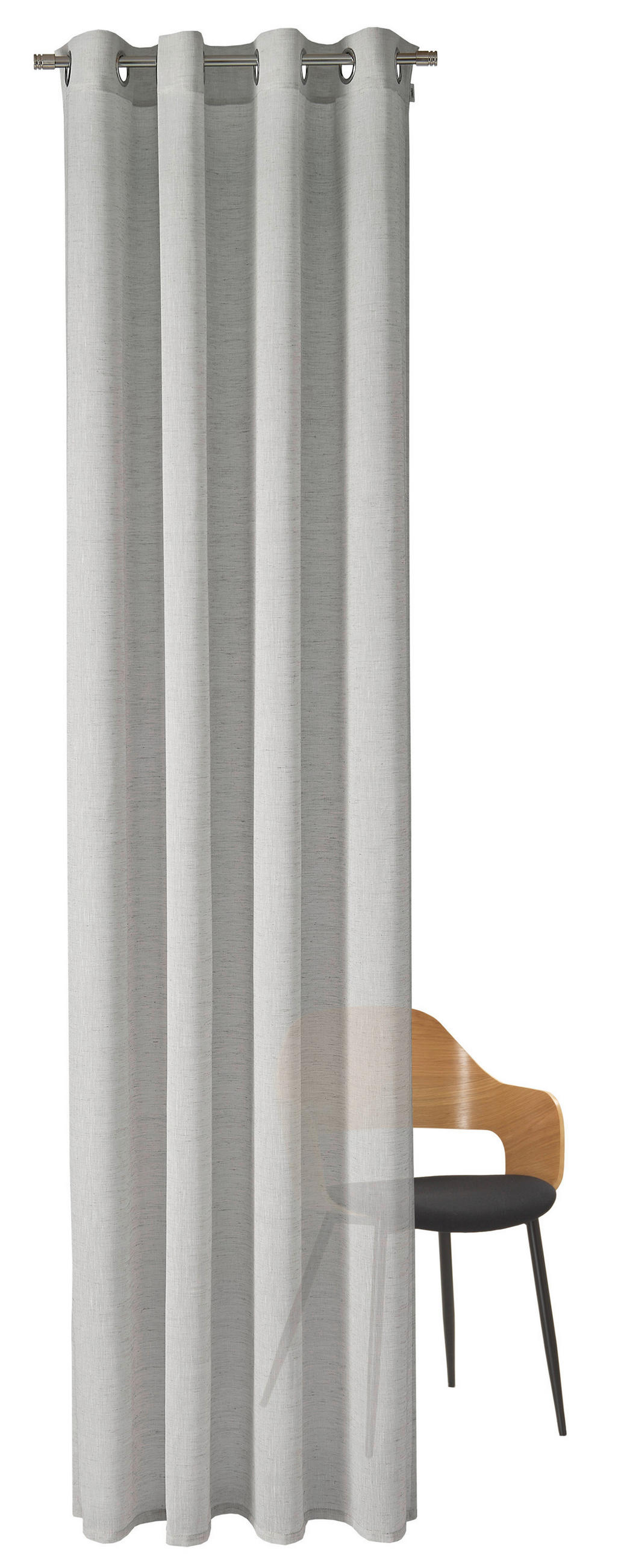 ESPRIT ZAVJESA E-OLA siva 140/250 cm   - siva, Basics, tekstil (140/250cm) - Esprit