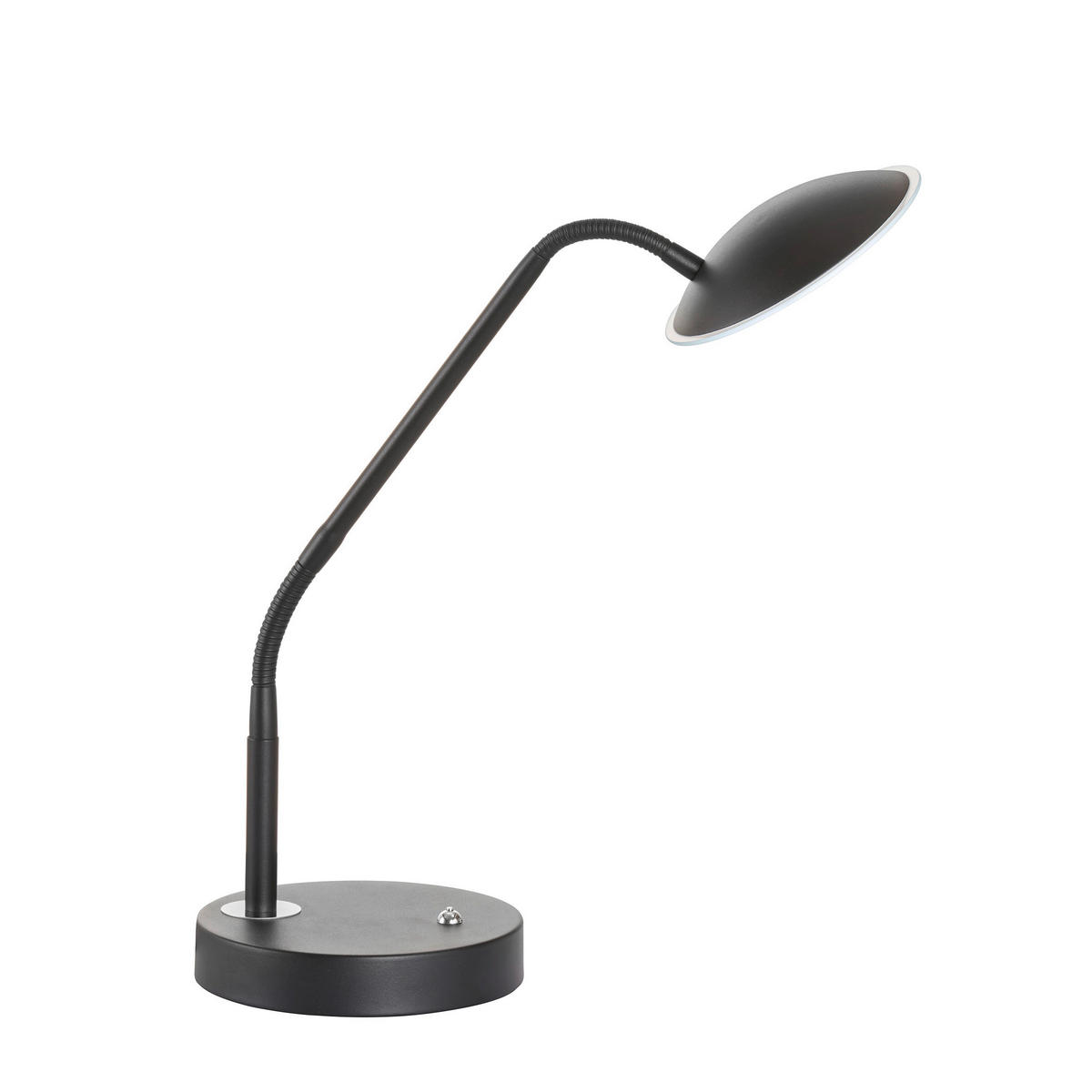 LED-TISCHLEUCHTE - Sandfarben/Schwarz, Konventionell, Metall (16/60cm) - Fischer & Honsel