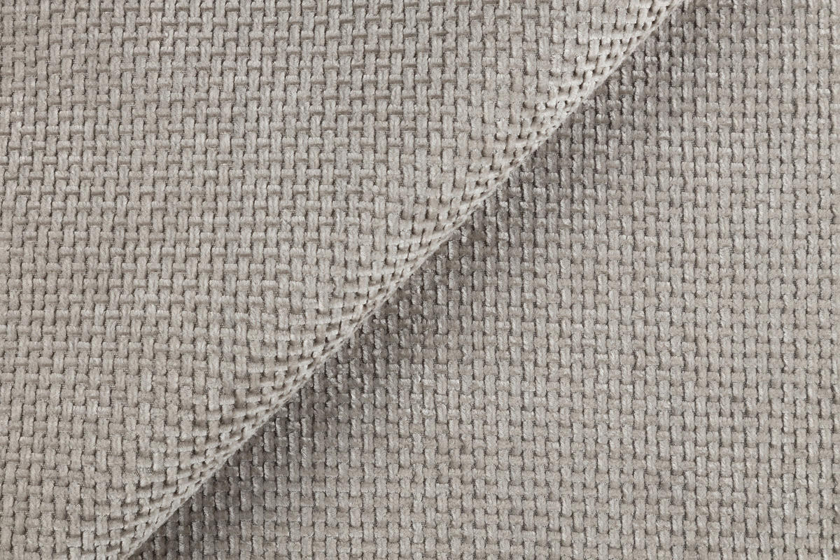 ECKSOFA Struktur Taupe  - Taupe/Schwarz, Design, Textil/Metall (284/186cm) - Lomoco