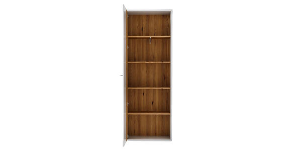 GARDEROBENSCHRANK  in 65/181/37 cm  - Eichefarben/Anthrazit, Design, Holzwerkstoff/Metall (65/181/37cm) - Xora