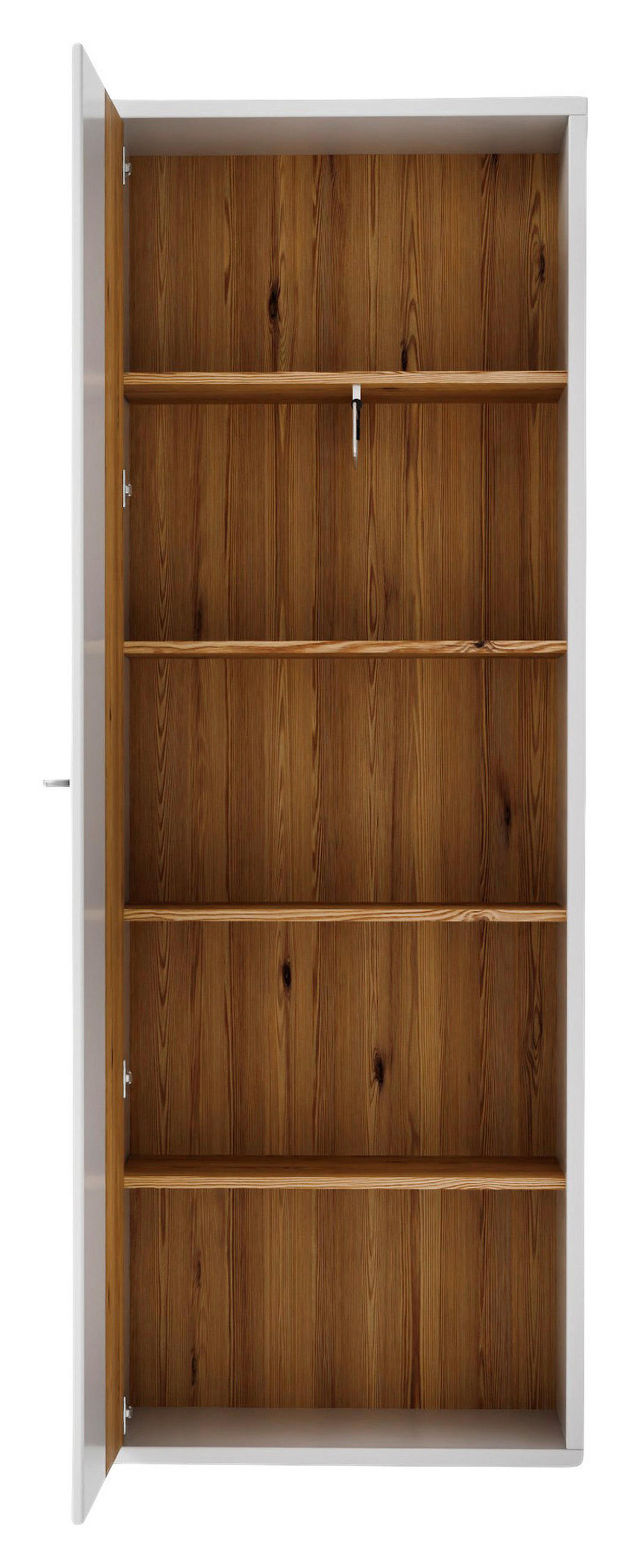 GARDEROBENSCHRANK  in 65/181/37 cm  - Eichefarben/Anthrazit, Design, Holzwerkstoff/Metall (65/181/37cm) - Xora