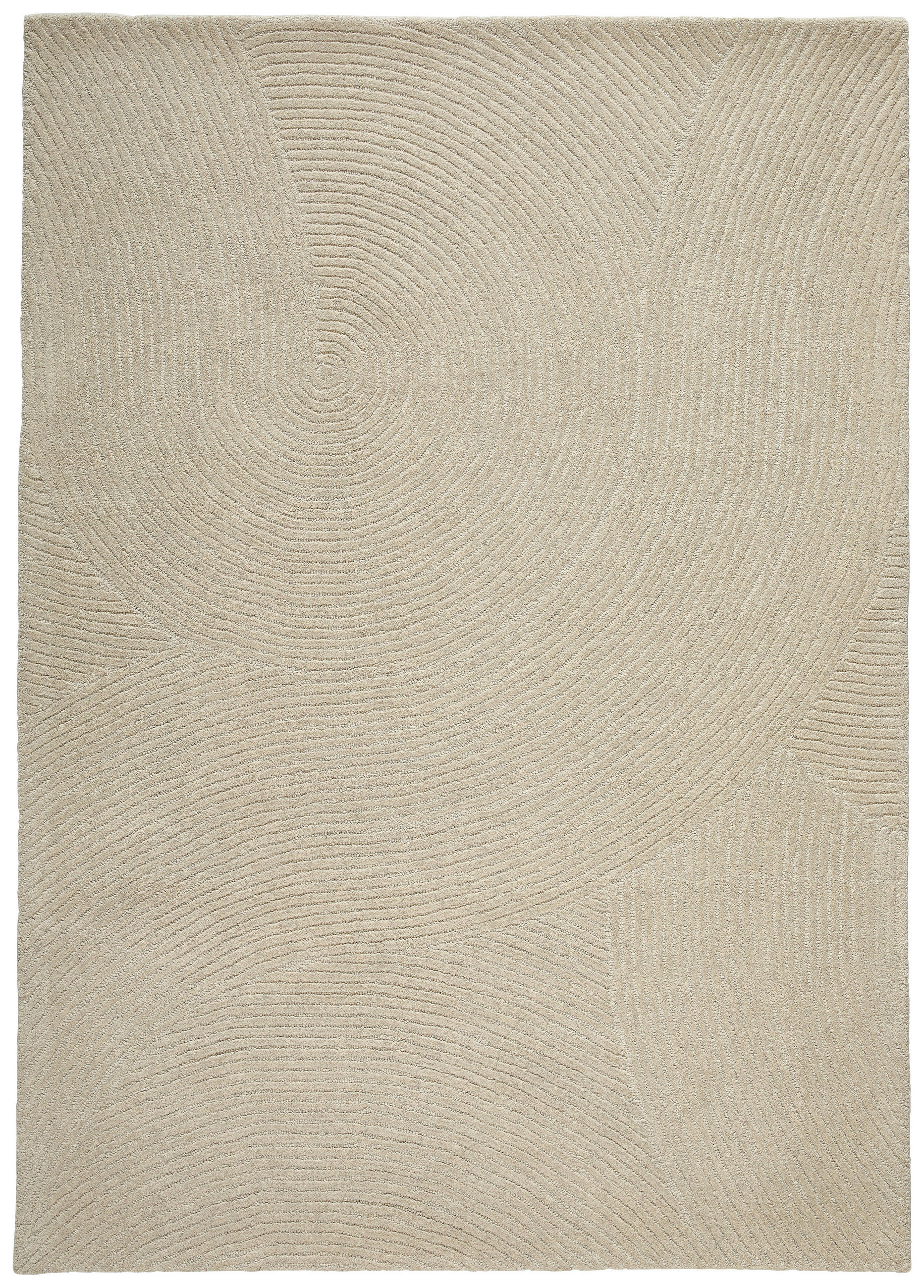 WOLLTEPPICH Wohnzimmer 200/290 cm Beige rechteckig  - Beige, Design, Textil (200/290cm) - Novel