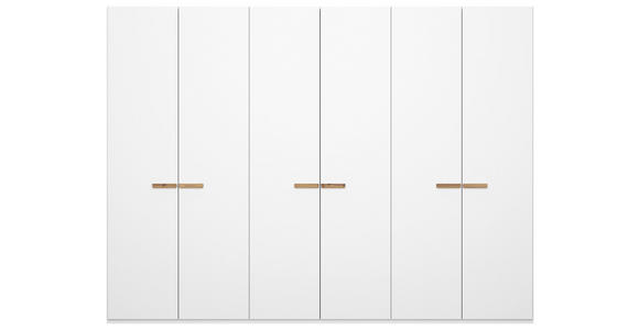 DREHTÜRENSCHRANK 301/223/60 cm 6-türig Weiß - Weiß, Trend, Holz/Holzwerkstoff (301/223/60cm) - Novel