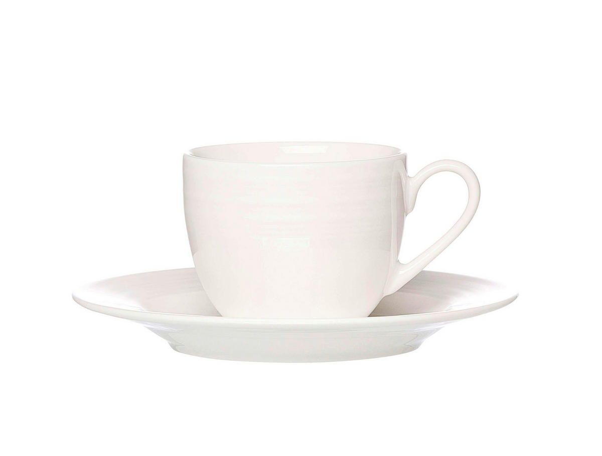 ESPRESSO-UNTERTASSE Levi Weiss  - Weiß, Basics, Keramik (12,5/12,5/1,5cm) - Ritzenhoff Breker