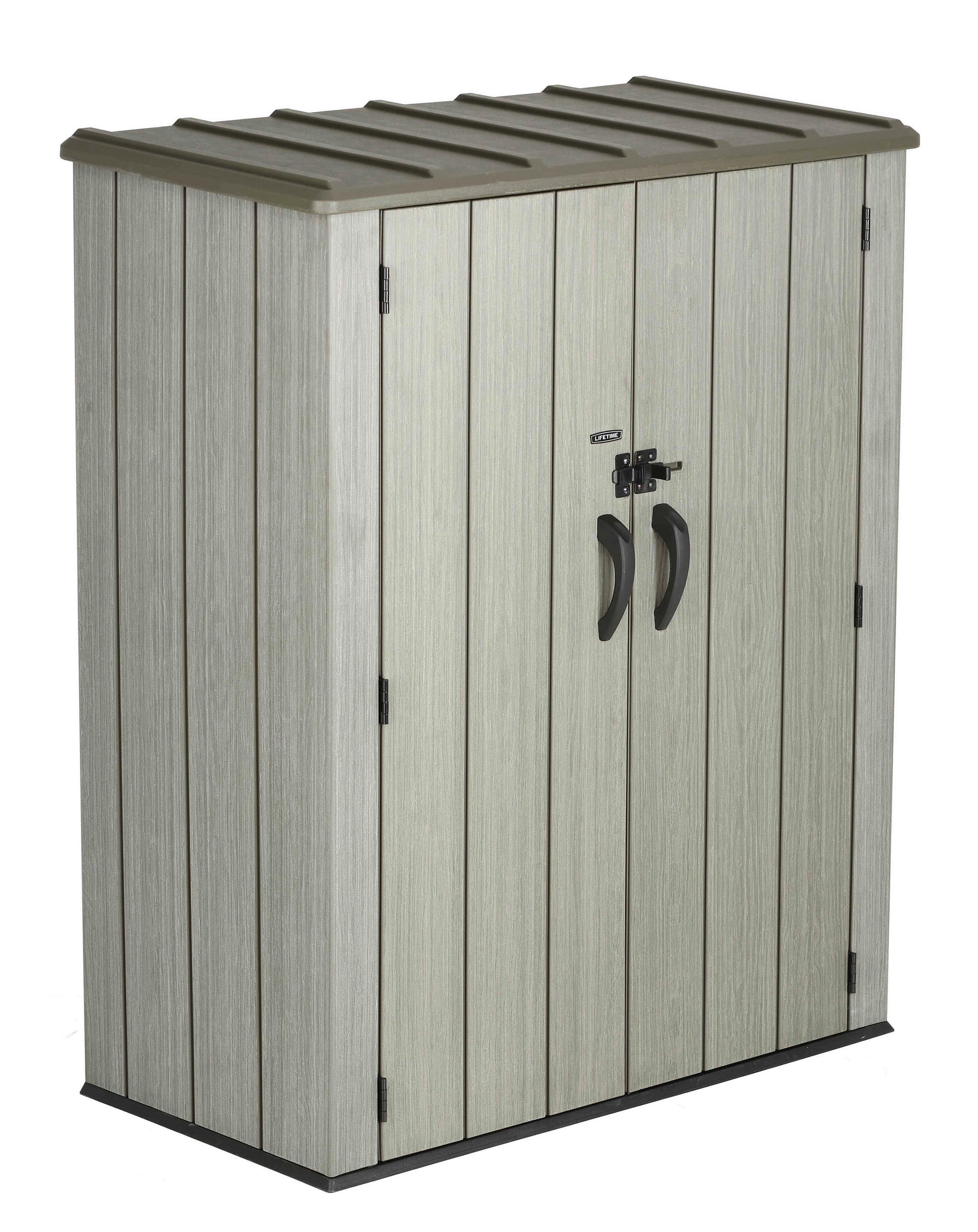 GERÄTESCHRANK - Naturfarben/Grau, Basics, Kunststoff (136/172/70cm)