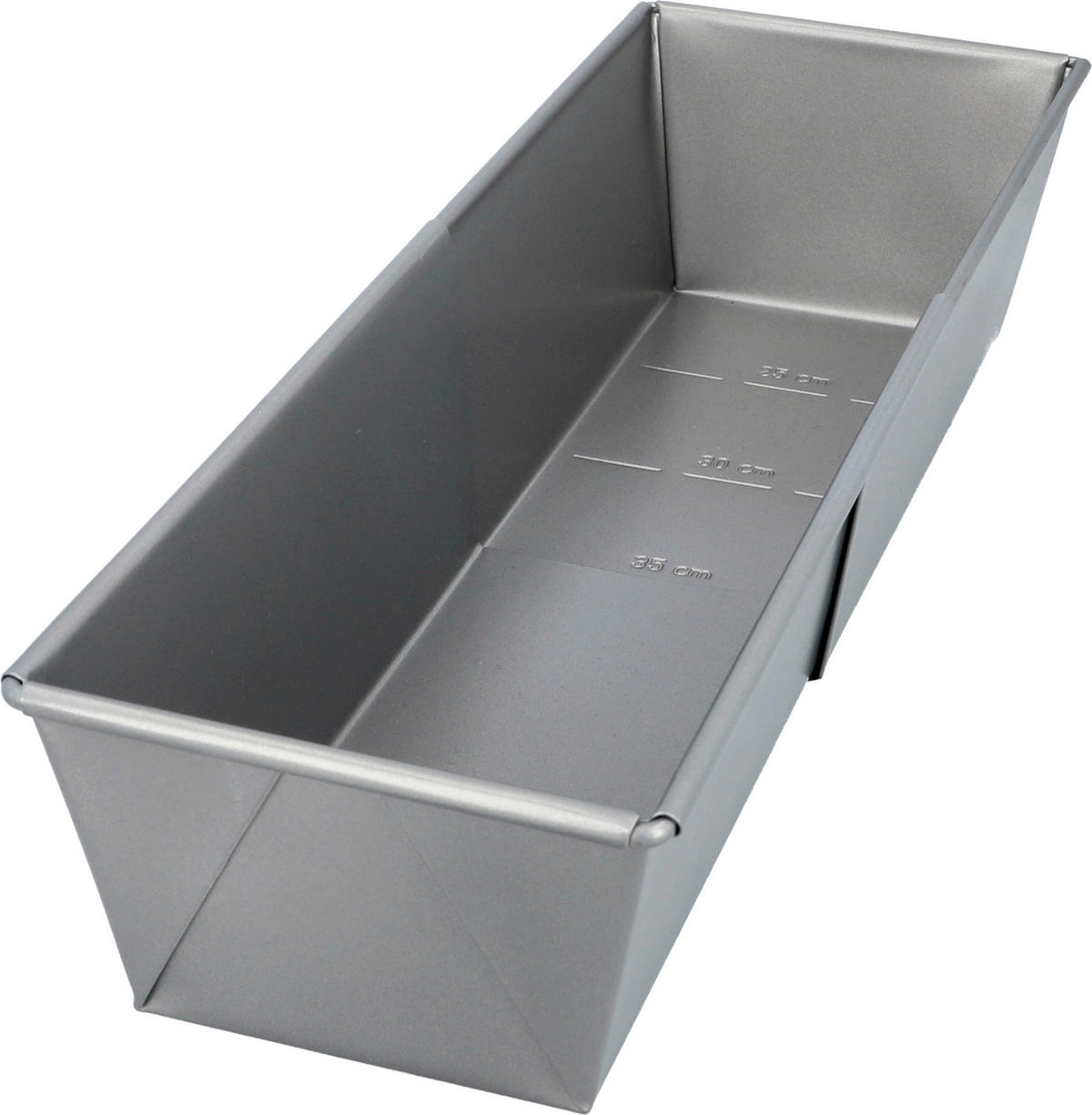 KASTENFORM Baker's Best  - Grau, Basics, Metall (11,4/7,3/21cm) - Birkmann