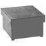 HOCKER in Textil Braun - Wengefarben/Braun, KONVENTIONELL, Holz/Textil (70/45/70cm) - Novel HOCKER in Textil Braun - Wengefarben/Braun, KONVENTIONELL, Holz/Textil (70/45/70cm) - Novel