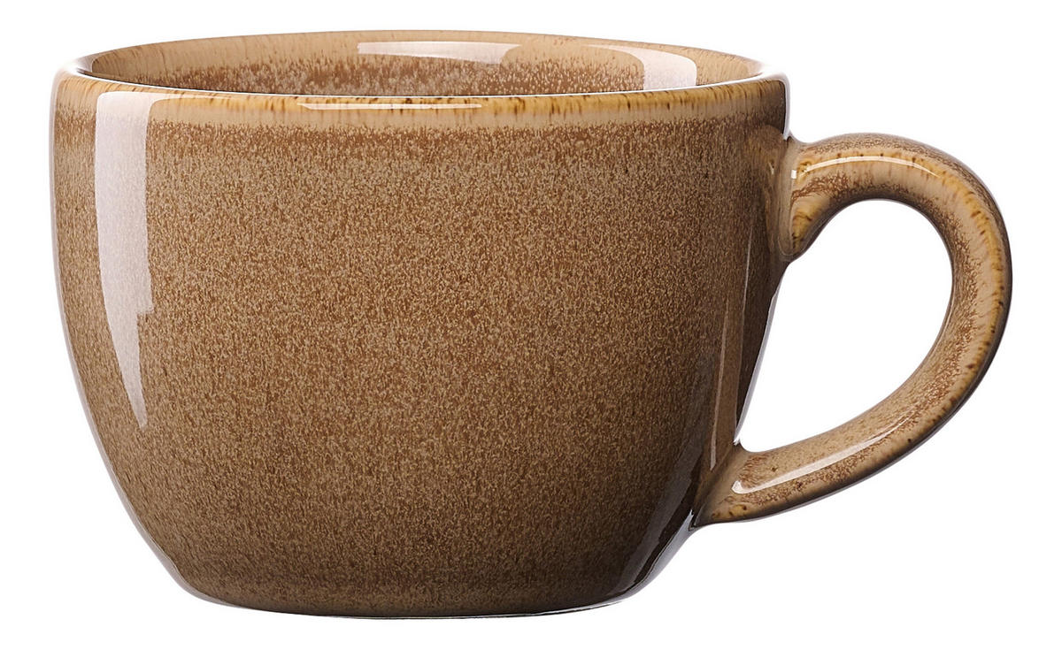 KAFFEETASSE Sahara 250 ml  - Hellbraun, KONVENTIONELL, Keramik (12/9,4/6cm) - Ritzenhoff Breker