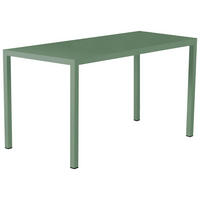 GARTENTISCH 140/80/75 cm Metall rechteckig  - Grün, MODERN, Metall (140/80/75cm) - Jan Kurtz