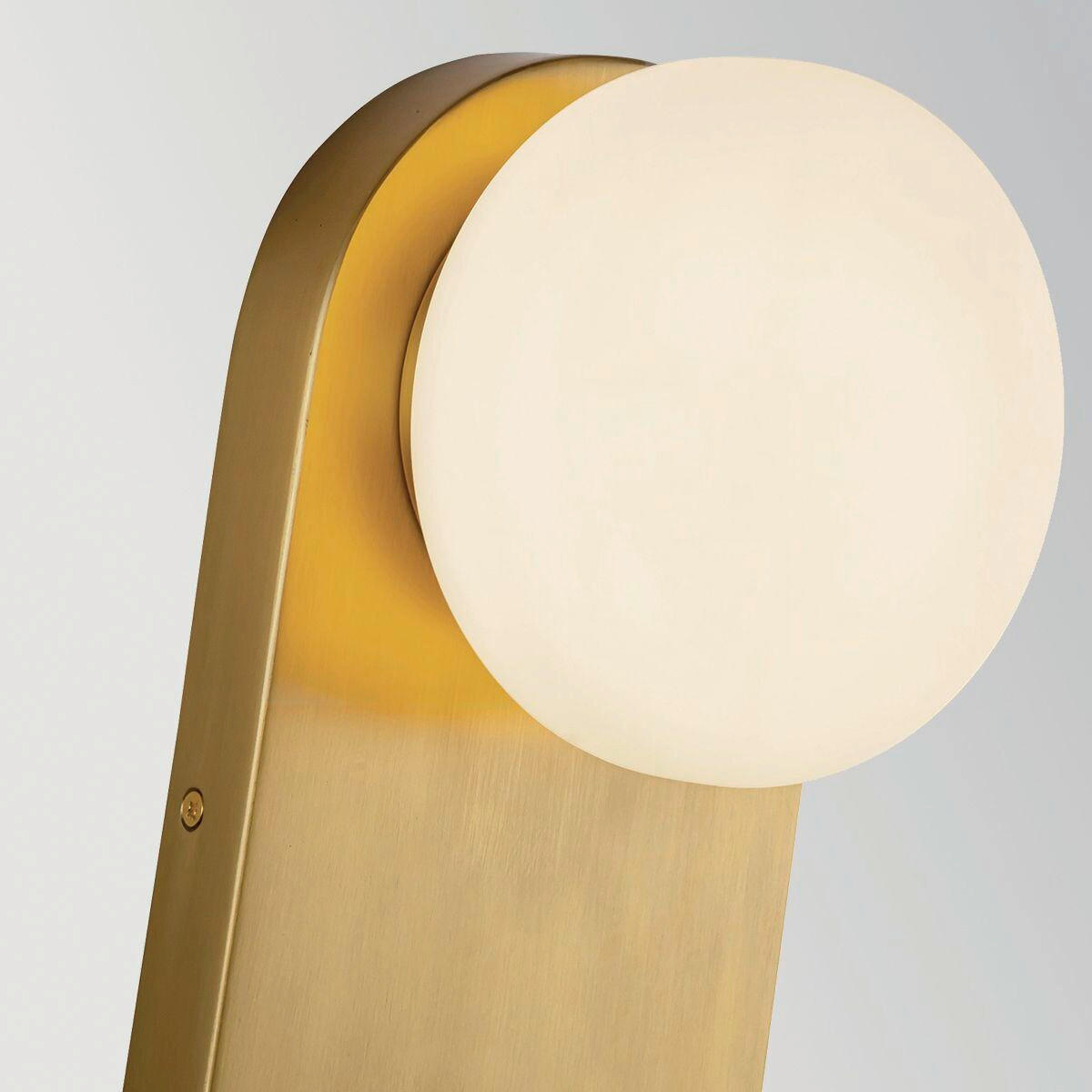 WANDLEUCHTE Alora Mood 32/14,2/12,1 cm  - Goldfarben, Design, Glas/Metall (32/14,2/12,1cm) - Elstead Lighting