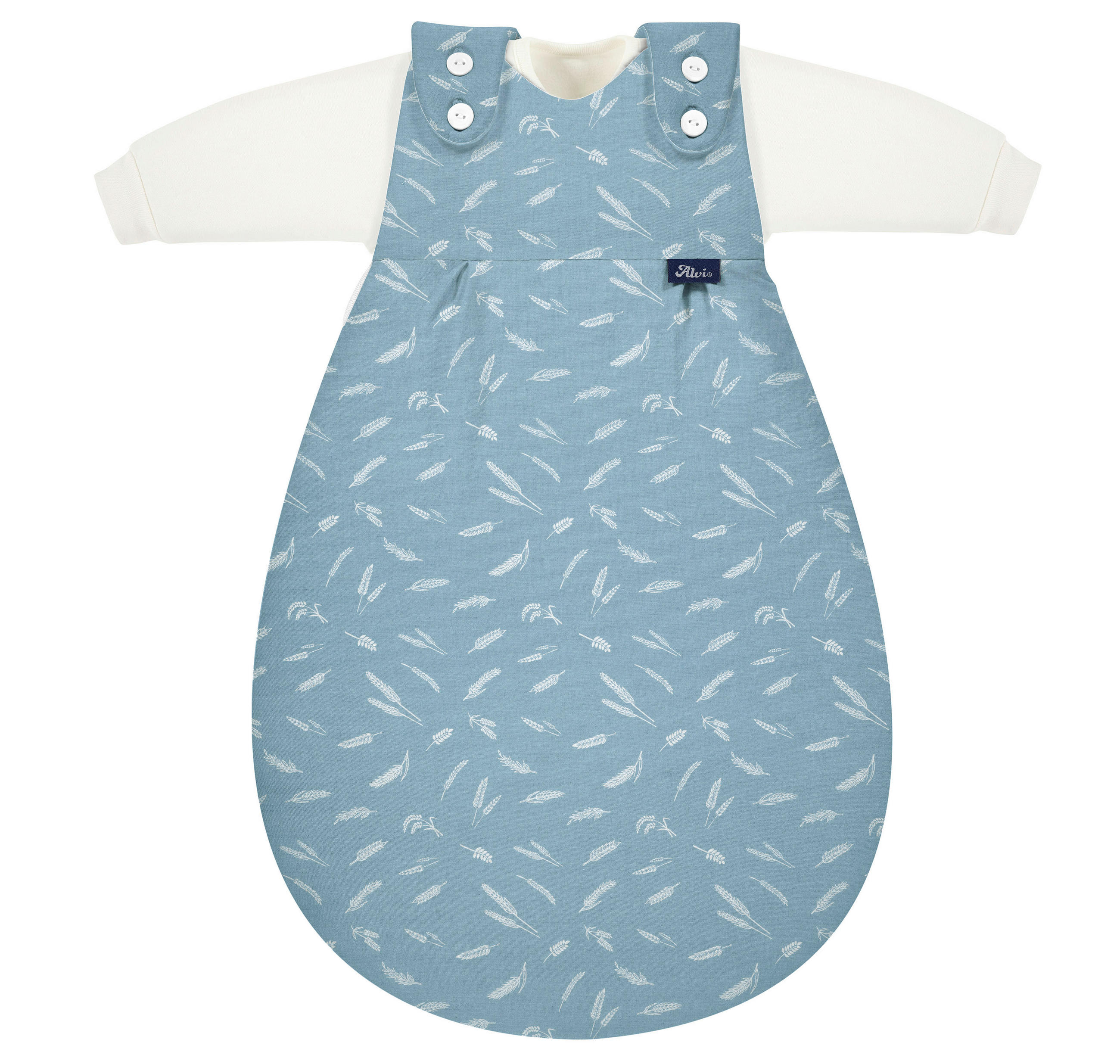 BABYSCHLAFSACKSET Earth blau    50/56   - Blau, Basics, Textil (50/56null) - Alvi