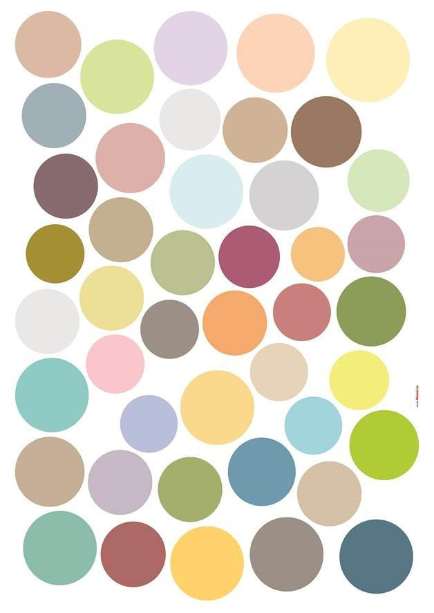 WANDTATTOO - Multicolor, Basics, Kunststoff (50/70cm) - Xora