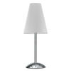 TISCHLEUCHTE 20/54 cm   - Chromfarben/Weiß, Design, Textil/Metall (20/54cm)