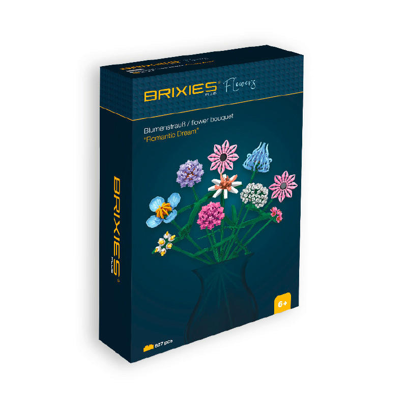 BRIXIES KLEMMBAUSTEINE 827 STK - Multicolor, Basics, Kunststoff (10,4/31,8/8,1cm)
