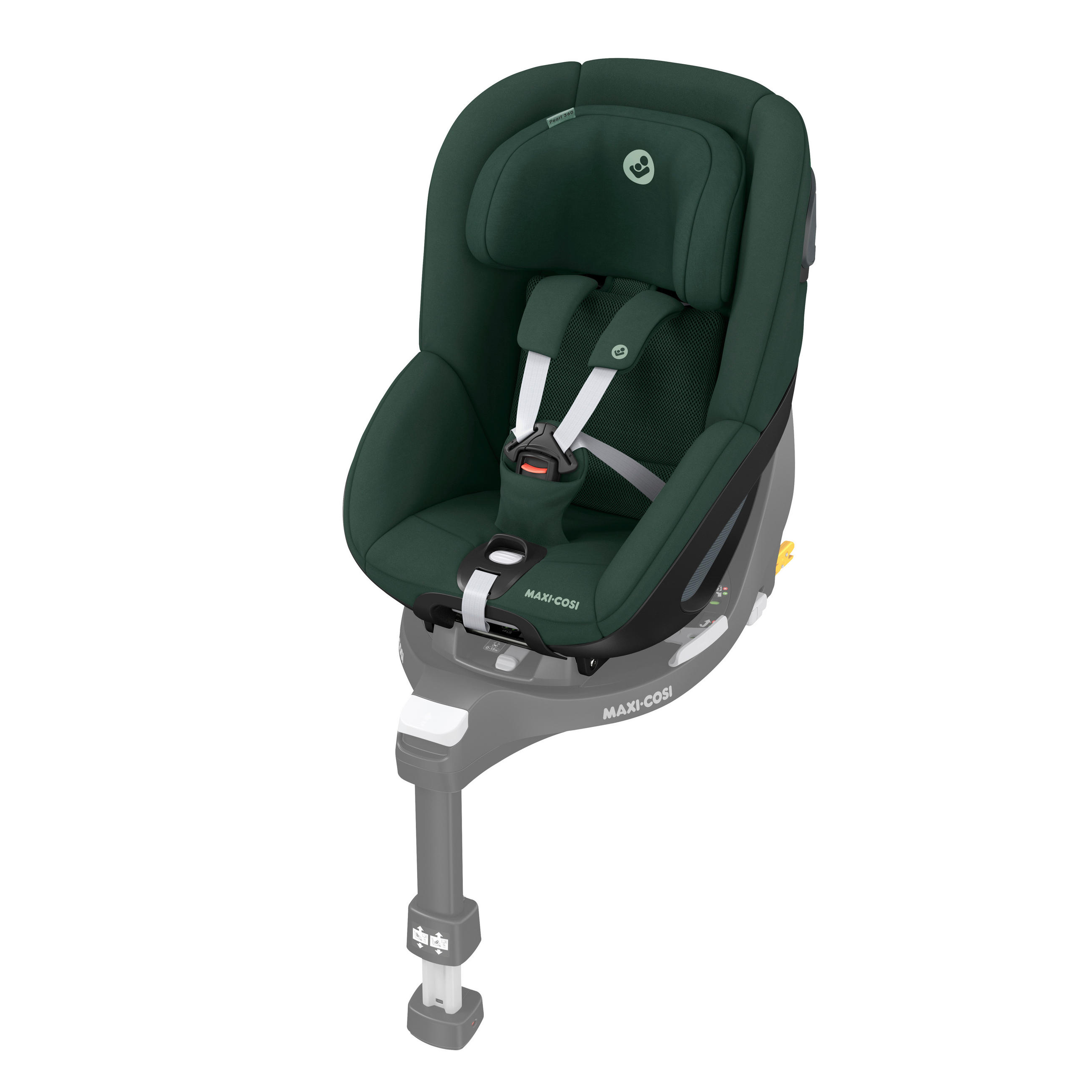 REBOARDER-KINDERSITZ Pearl 360  - Dunkelgrün, Basics, Kunststoff/Textil (43/49,8/67,4cm) - Maxi-Cosi