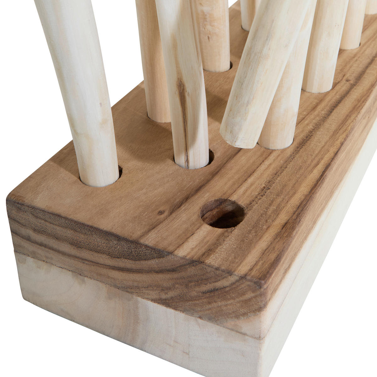 RAUMTEILER - Naturfarben, Design, Holz (100/180/20cm) - Livetastic